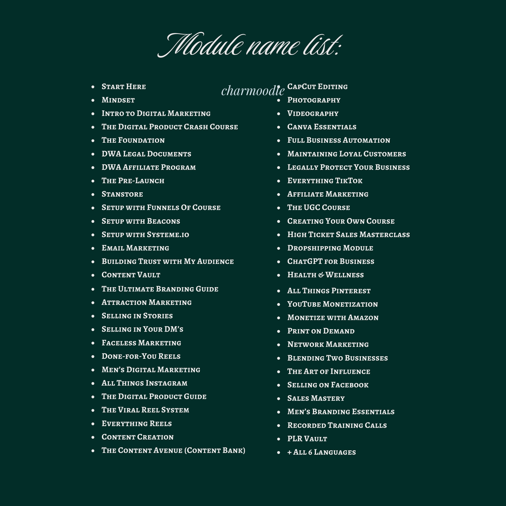 Digital Wealth Academy with Affiliate DWA 3.0 Full Course